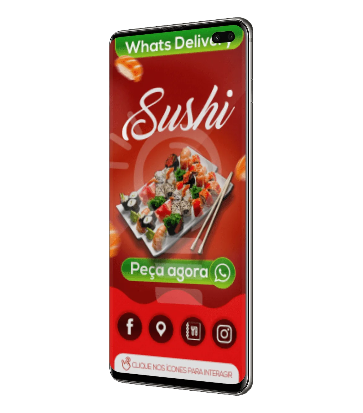 Cartão Digital - Sushi