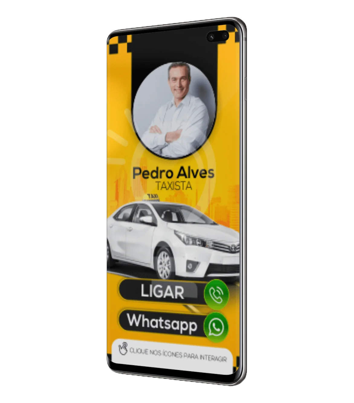 Cartão Digital - Taxista